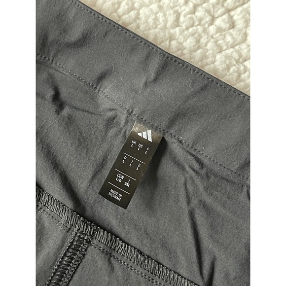 Adidas Terrex Utilitas Zip-Off Hiking Pants Mens Large Black Convertible HN2896